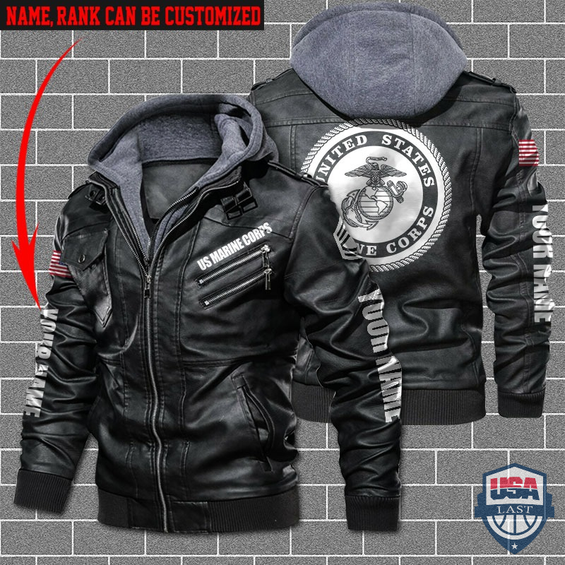 US Air Force Custom Name Leather Jacket