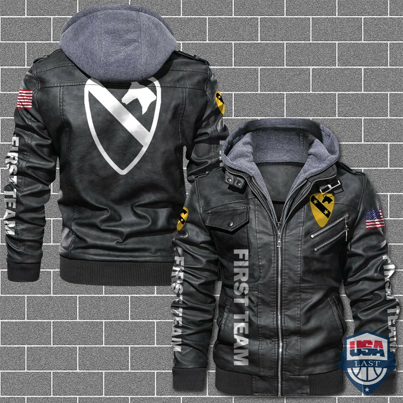 1st Cavalry Division Leather Jacket