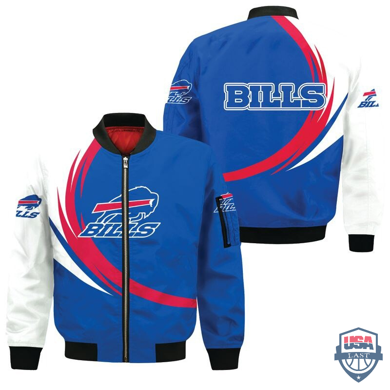 NFL Buffalo Bills Curve Design Bomber Jacket