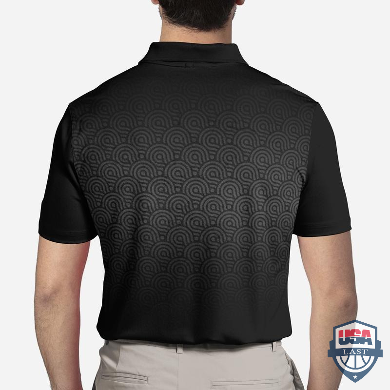 Louis Vuitton Dark Spirals 3D Polo Shirt