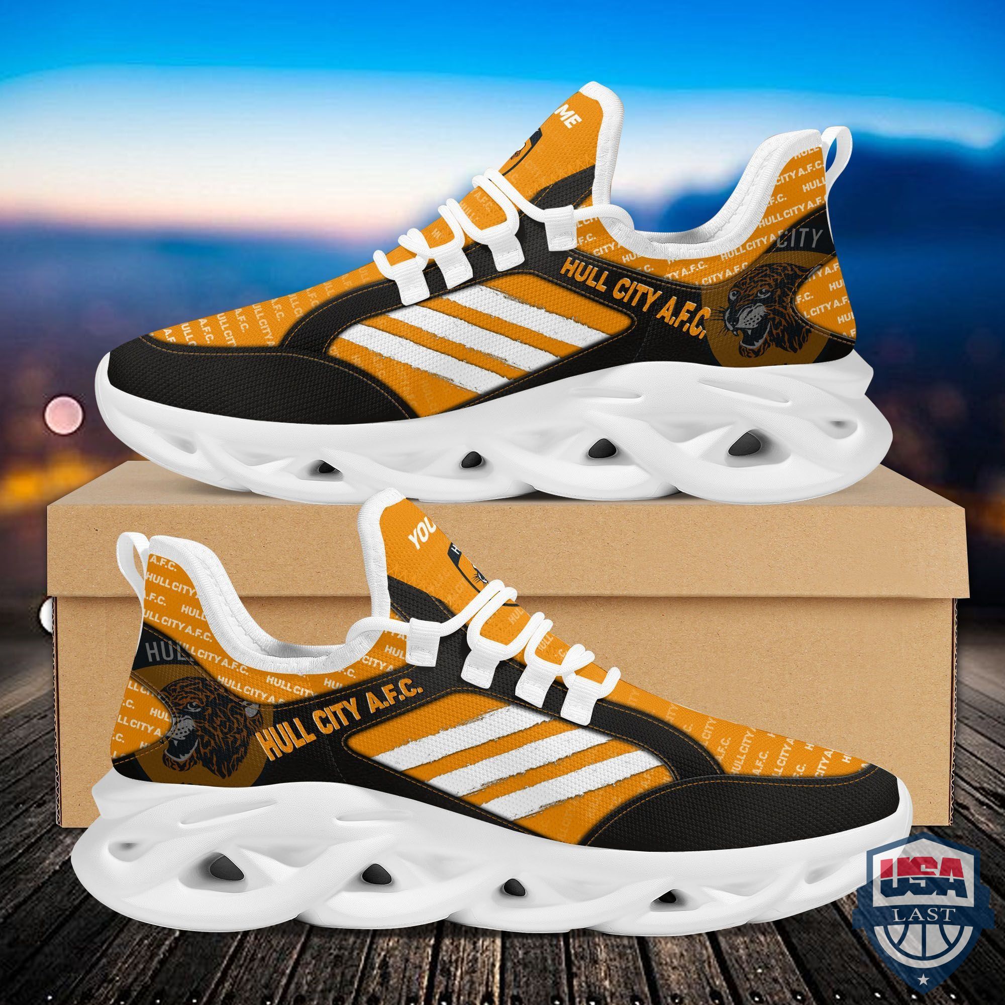 Personalized Hull City AFC Max Soul Sneakers Running Shoes