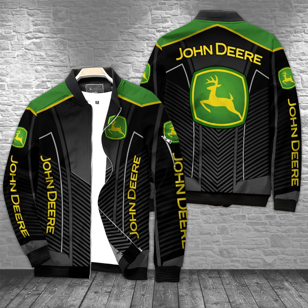 John Deere All Over Printed Bomber Jacket