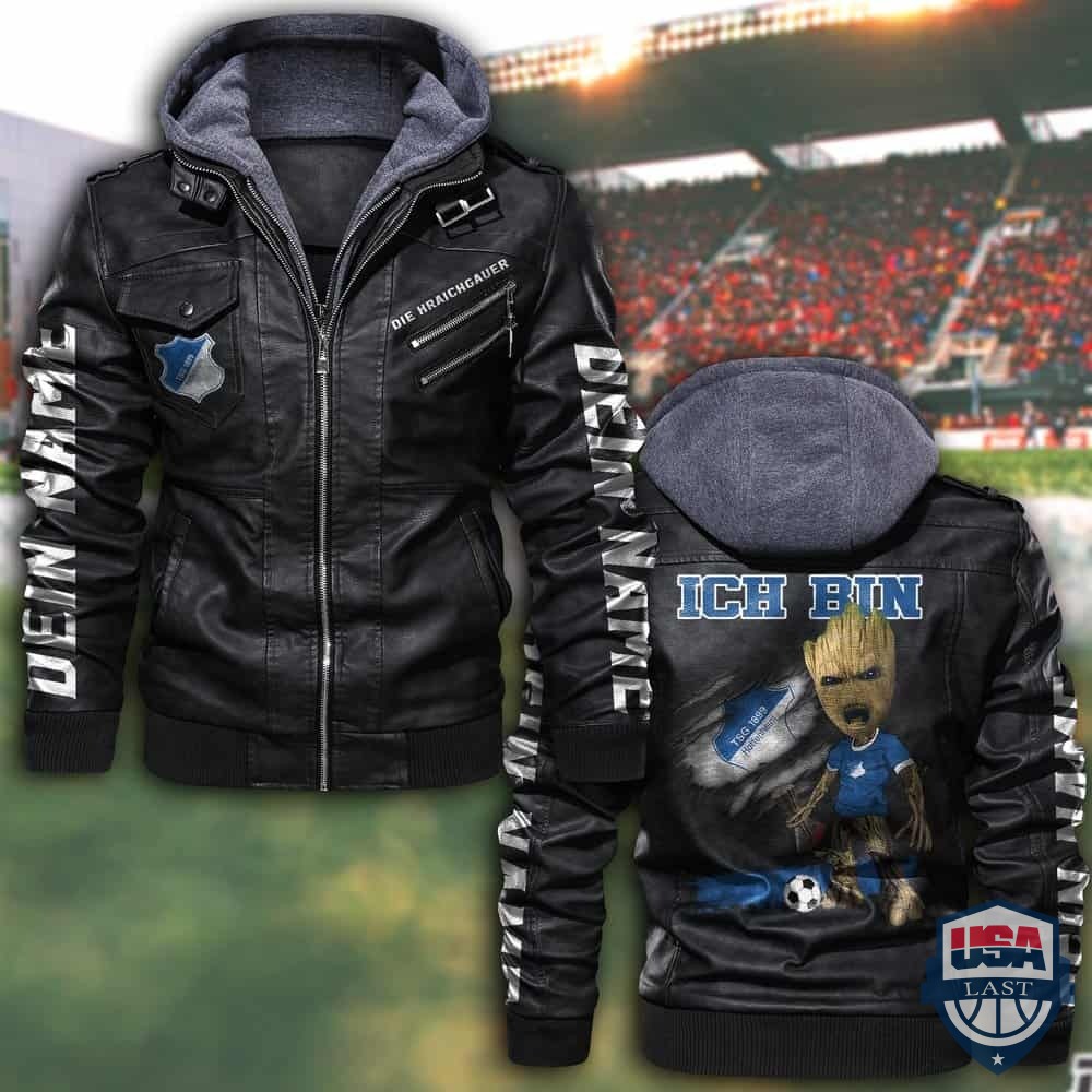 Hamburger SV Custom Name Leather Jacket