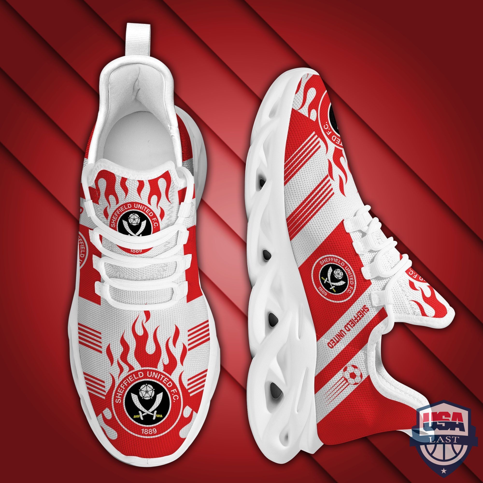 Sheffield United FC Custom Name Max Soul Sneakers Running Shoes