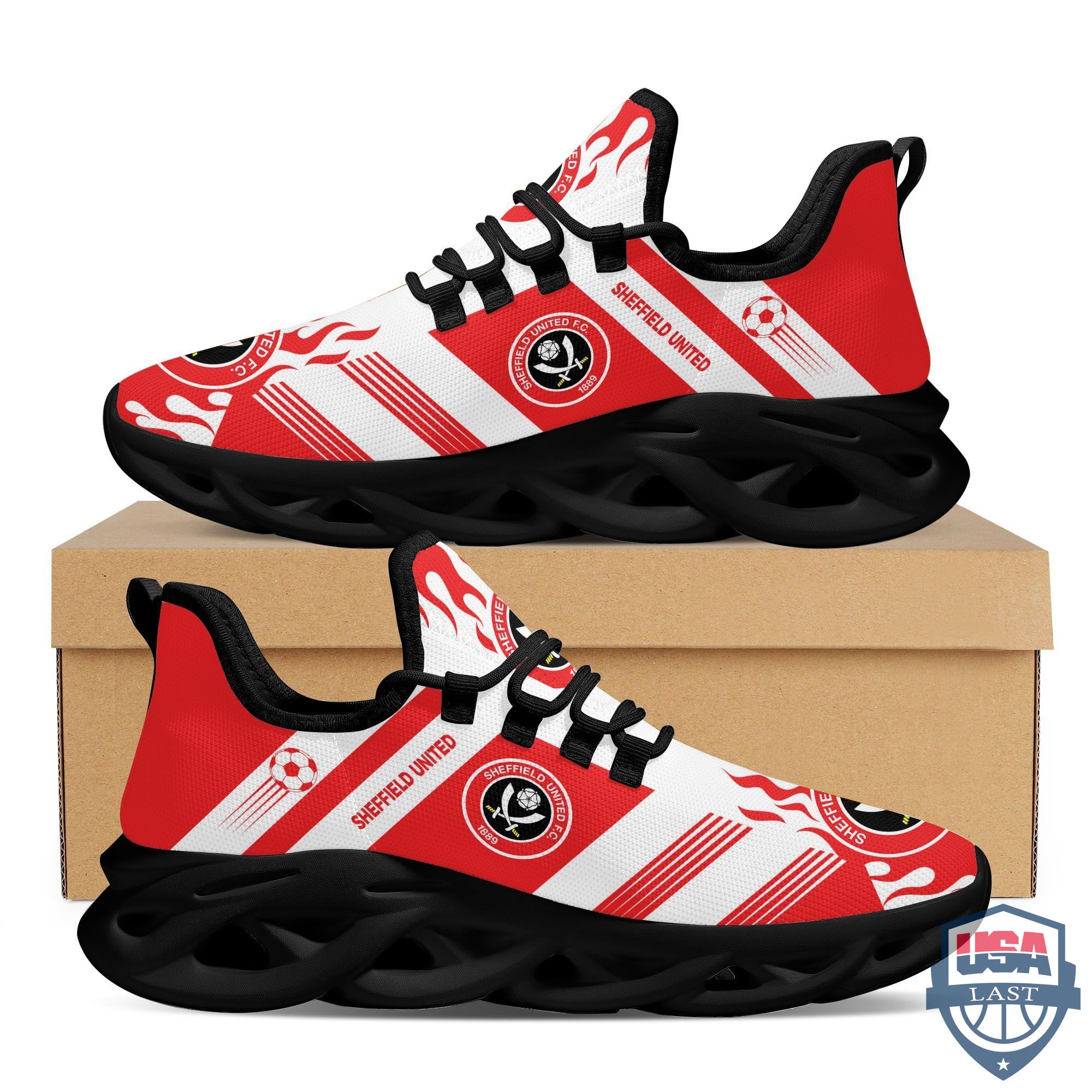 Sheffield United FC Custom Name Max Soul Sneakers Running Shoes