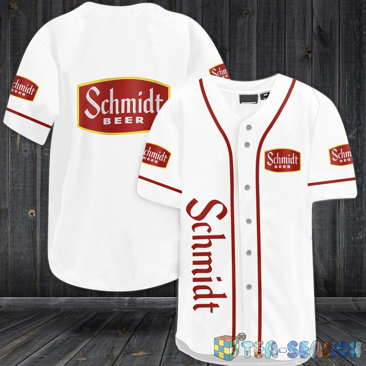 Hot Schmidt Beer Baseball Jersey Shirt
