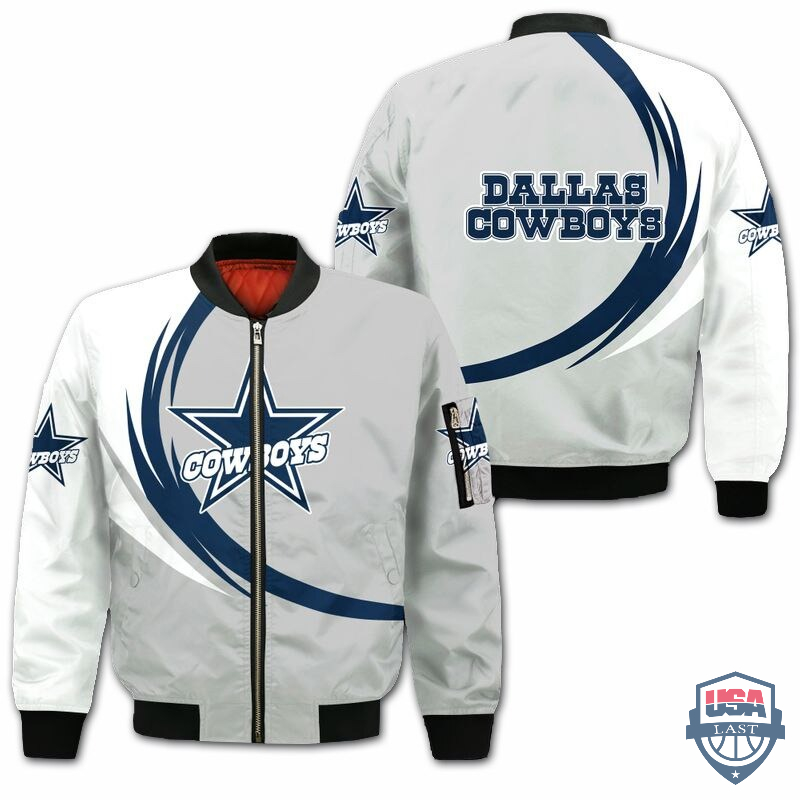 NFL Dallas Cowboys Curve Design Bomber Jacket
