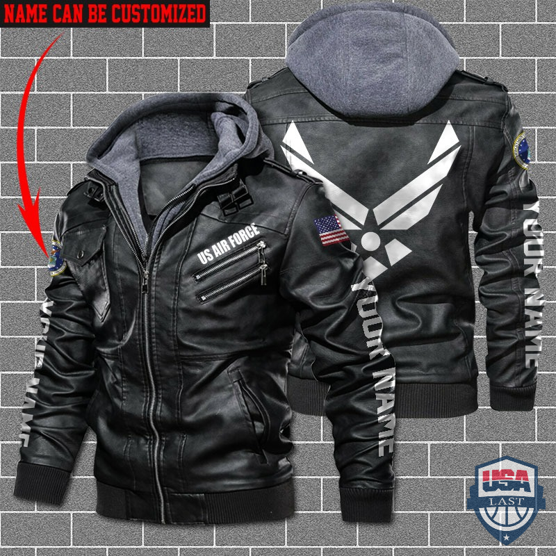 United States Air Force Custom Name Leather Jacket