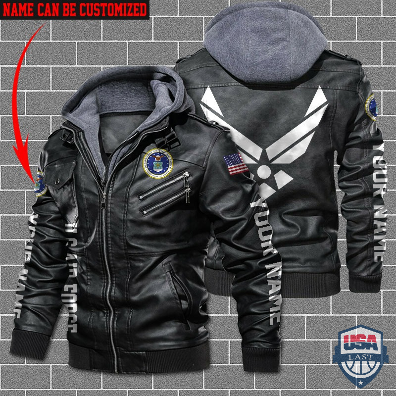 USMC Custom Name Leather Jacket