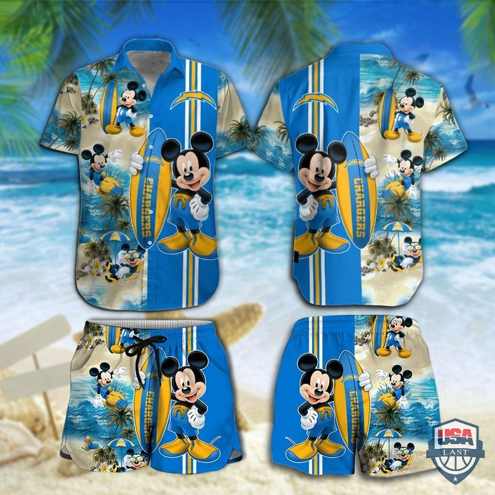 Tennessee Titans Mickey Mouse Hawaiian Shirt Beach Short