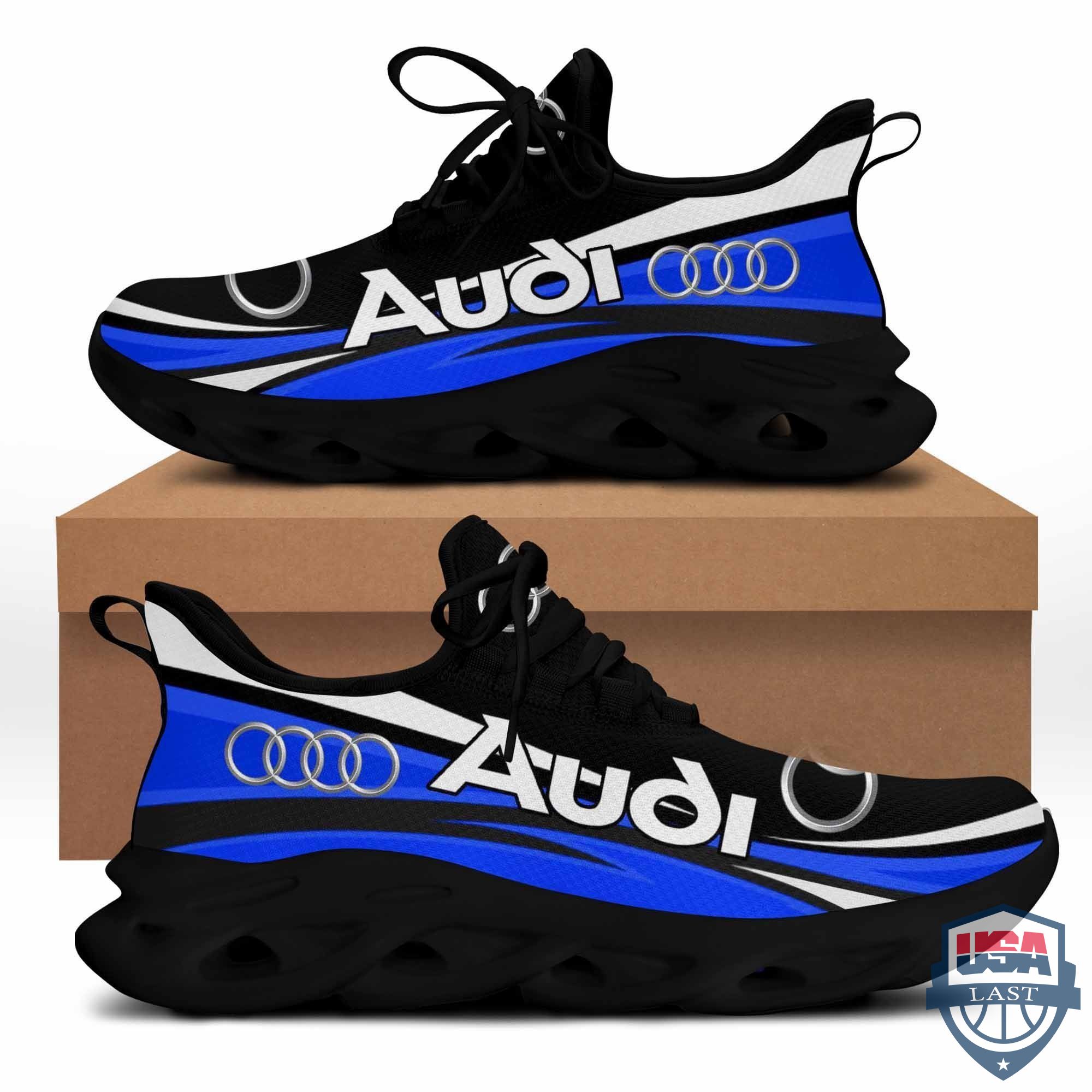 Top Trending – Audi Clunky Running Shoes Blue Version