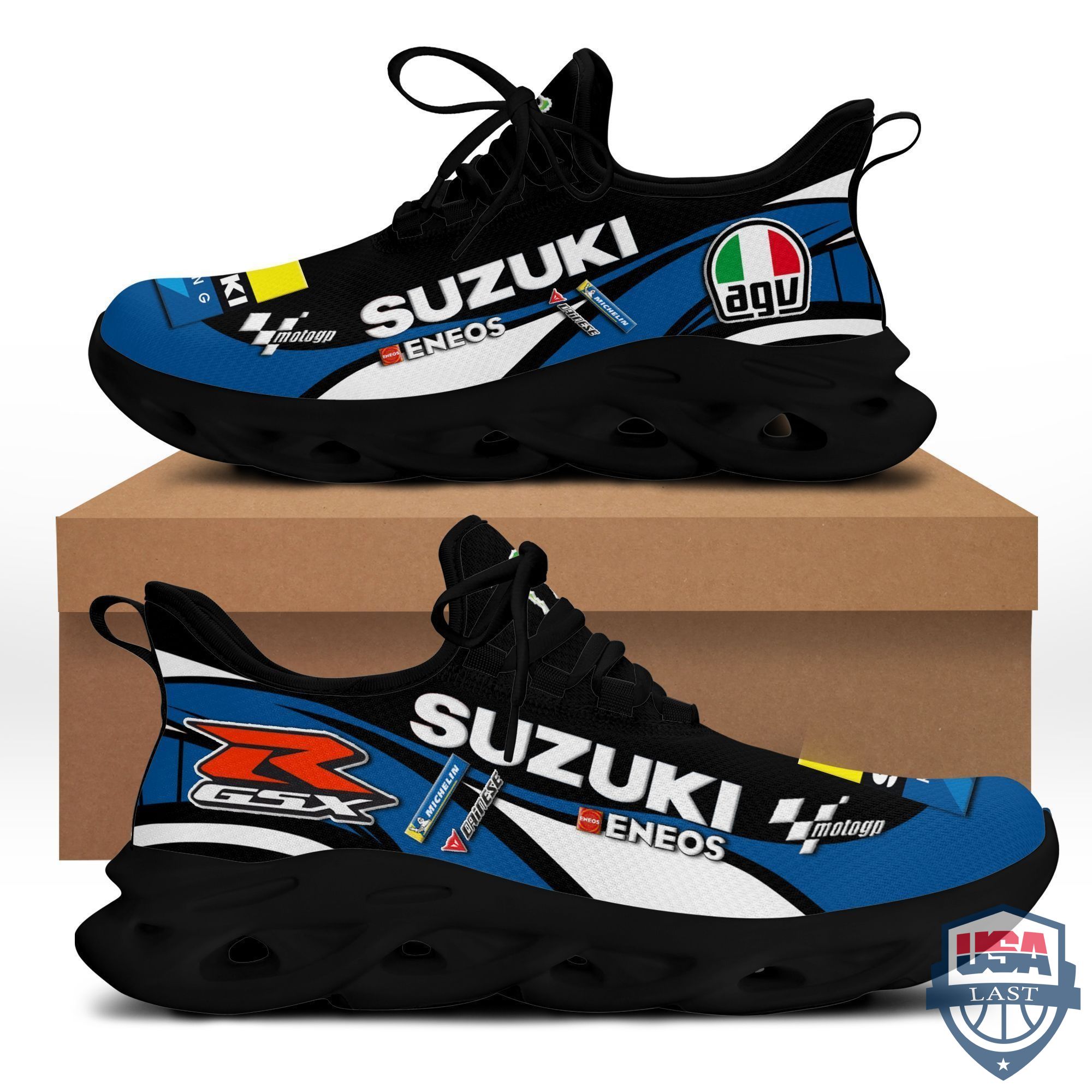 Top Trending – Suzuki Racing Blue Sneaker Max Soul Shoes