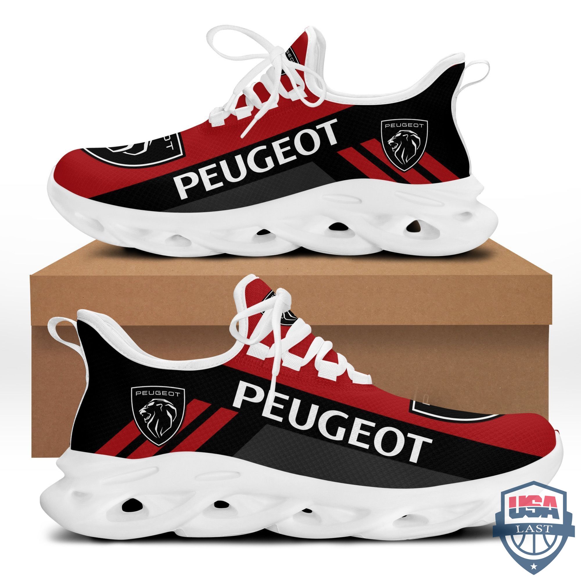 Peugeot Max Soul Running Shoes Red Ver