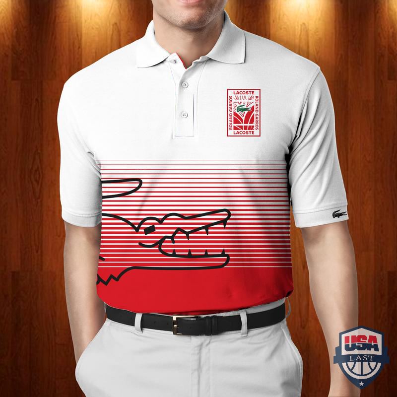 Lacoste Roland Logo 3D Polo Shirt