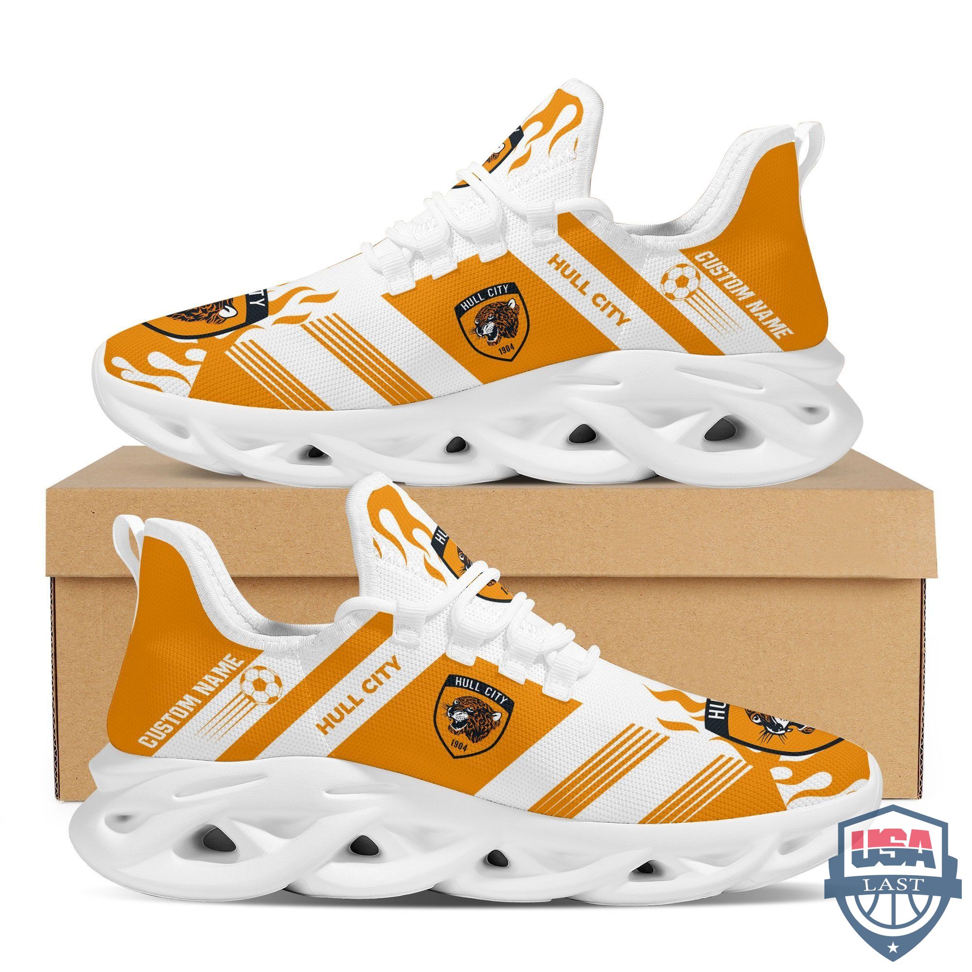 Hull City AFC Custom Name Max Soul Sneakers Running Shoes