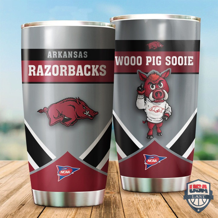 NCAA Arkansas Razorbacks Wooo Pig Sooie Tumbler