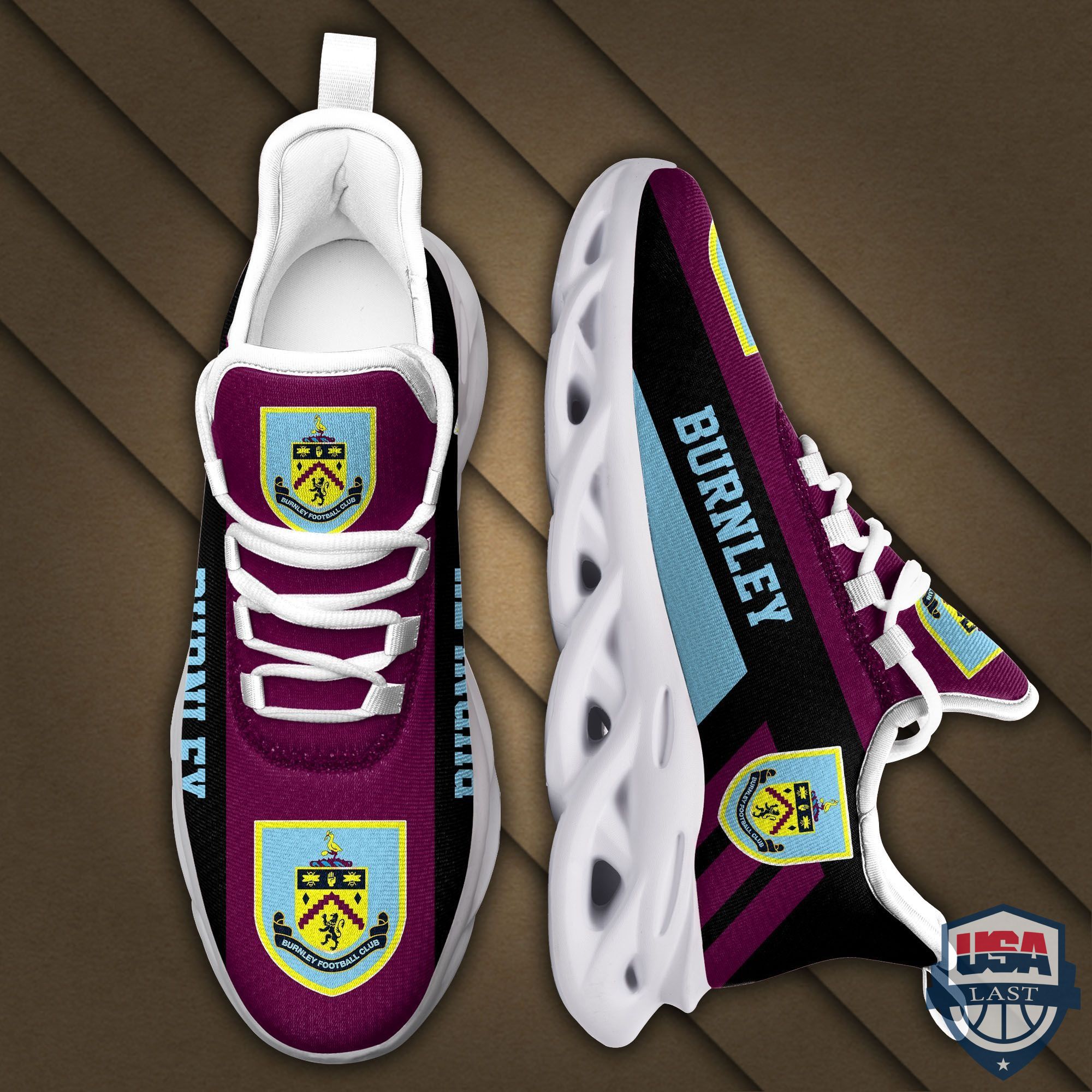 Burnley FC Max Soul Sneakers Running Sports Shoes