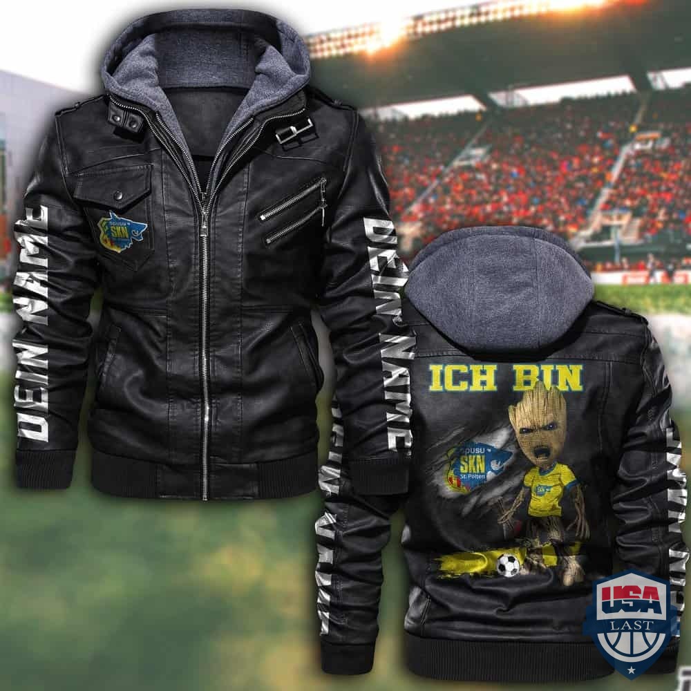 Bayern Munich FC Custom Name Leather Jacket