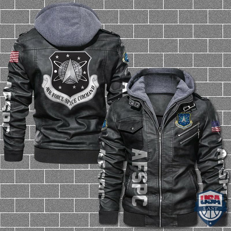 AFSPC Air Force Space Command Leather Jacket