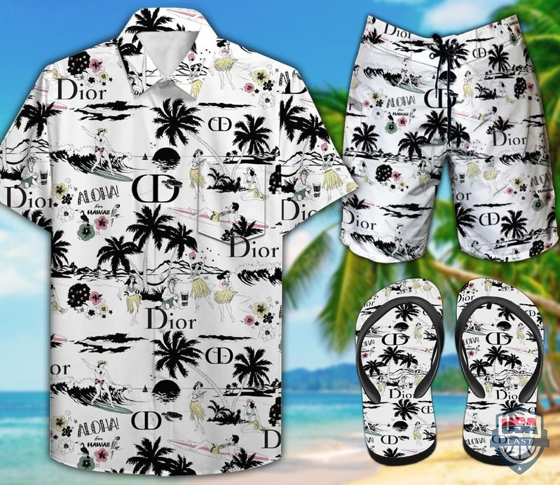Dior Tropical Summer Hawaiian Shirt, Short