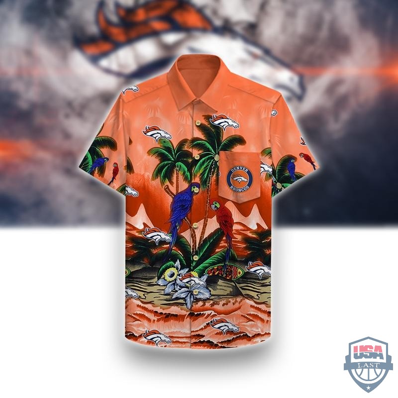 Denver Broncos Parrots Couple Hawaiian Shirt