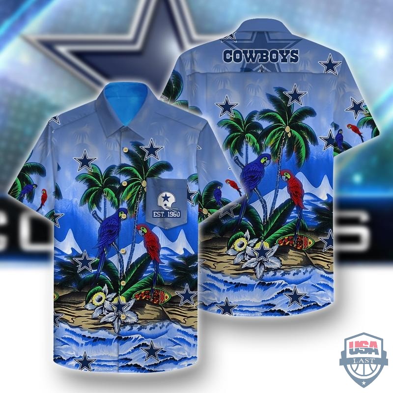 Dallas Cowboys Parrots Couple Hawaiian Shirt