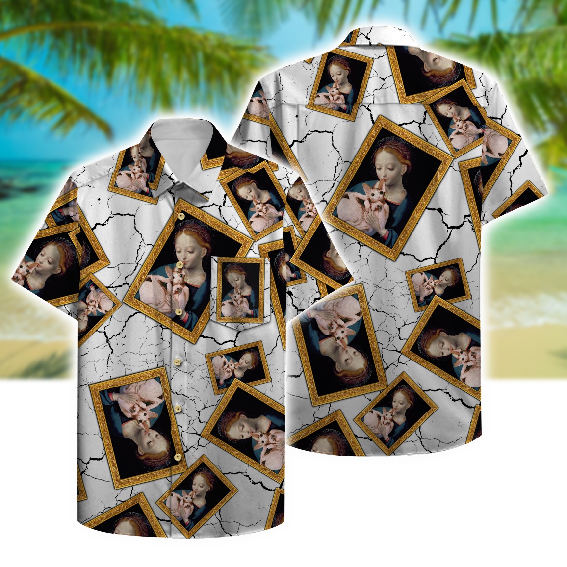 Sphynx Cat Hawaiian Shirt