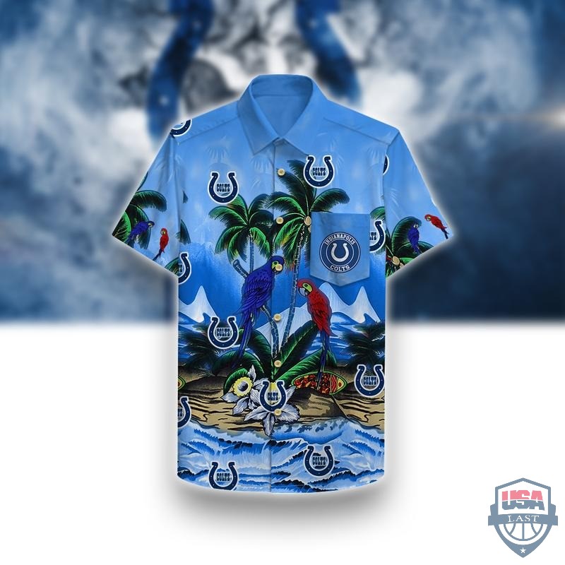 Indianapolis Colts Parrots Couple Hawaiian Shirt