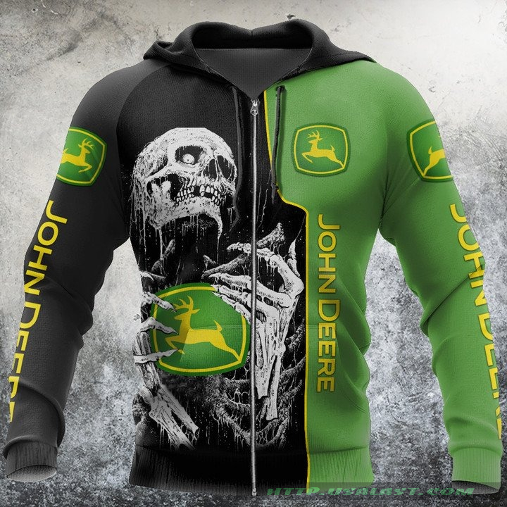 John Deere Skeleton 3D All Over Print Shirt