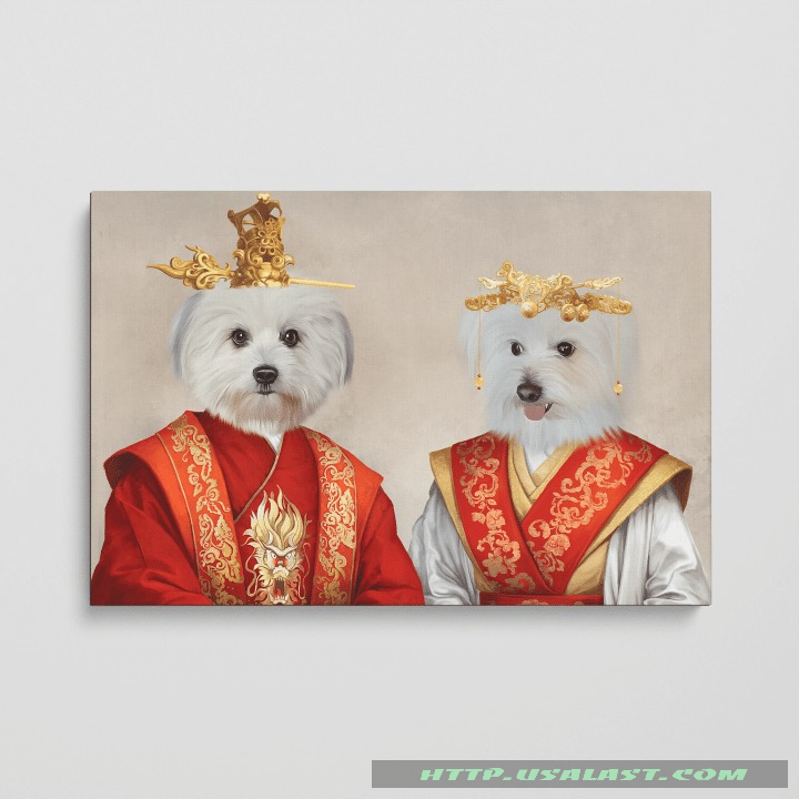 TRENDING The Asian Rulers Custom Pets Image Poster Canvas Print