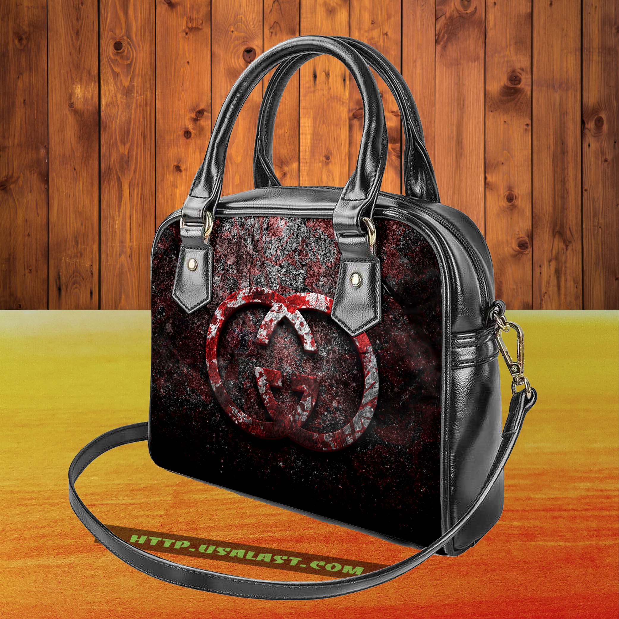 Women Gift Gucci Logo Luxury Brand Shoulder Handbag V42