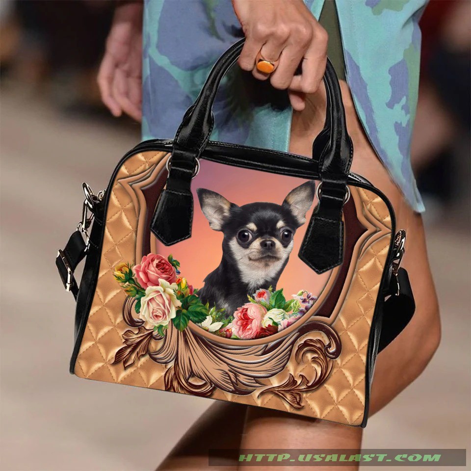 [Trending] Chihuahua Lover Royal Shoulder Handbag