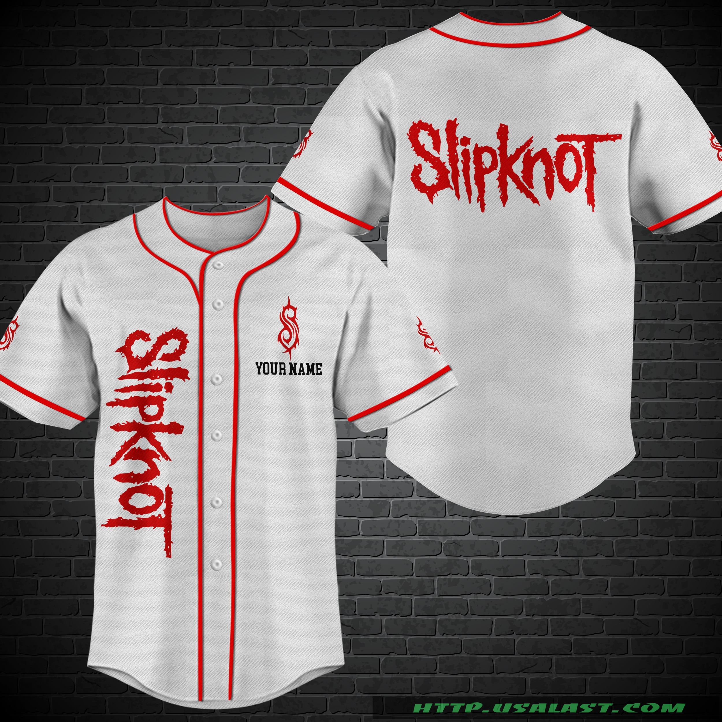 Trending Slipknot Custom Name Baseball Shirt