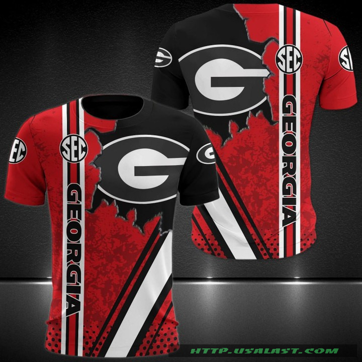 Amazing SEC Georgia Football 3D Hoodie T-Shirt