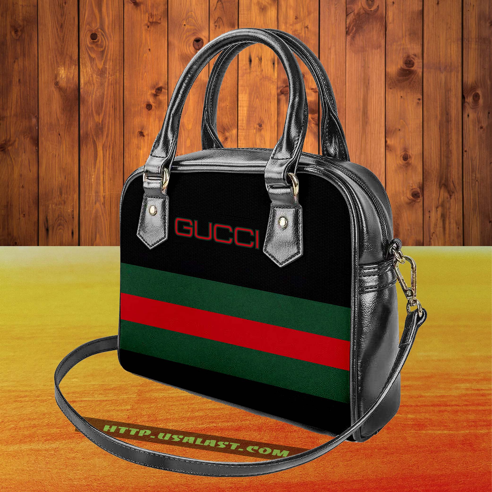 Women Gift Gucci Logo Luxury Brand Shoulder Handbag V2