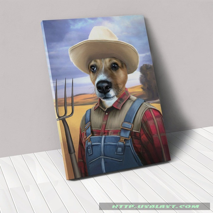 AMAZING The Farmer Personalized Pet Poster Canvas