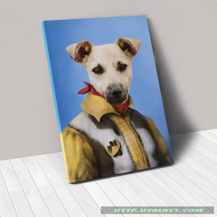 AMAZING The Cowboy Personalized Pet Poster Canvas