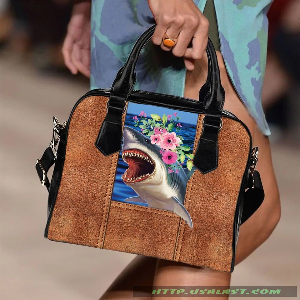[Trending] Shark And Flower Shoulder Handbag