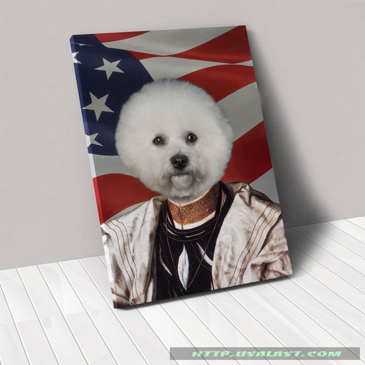 AMAZING Personalized Custom Pet The Savant American Flag Poster And Canvas Print