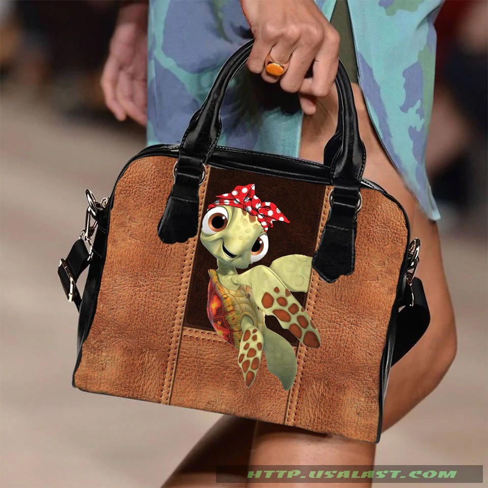 [Trending] Turtle Leather Pattern Shoulder Handbag
