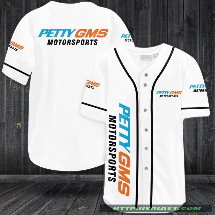 Petty GMS Motorsports Racing Team Baseball Jersey Shirt