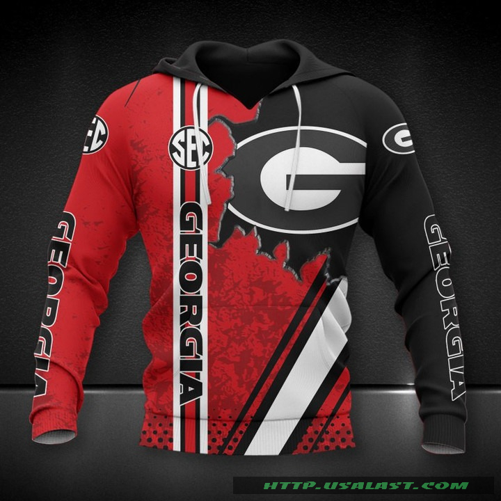 Amazing SEC Georgia Football 3D Hoodie T-Shirt