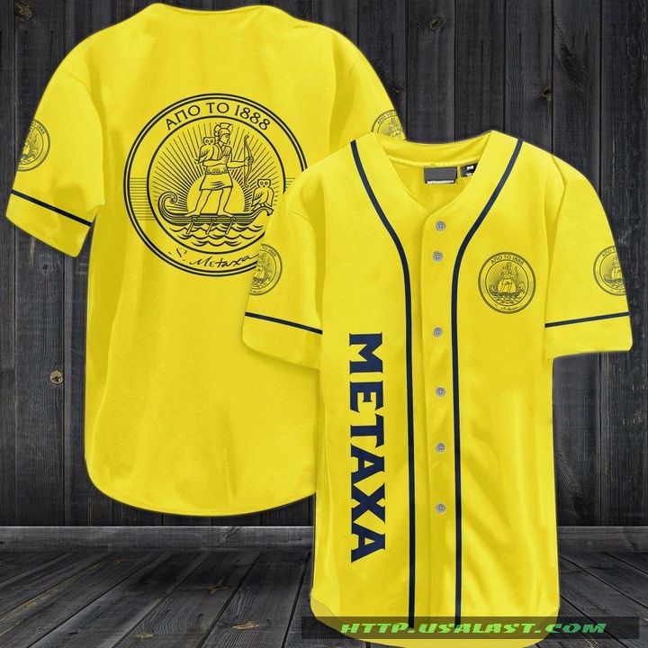 Metaxa Cognac Baseball Jersey Shirt