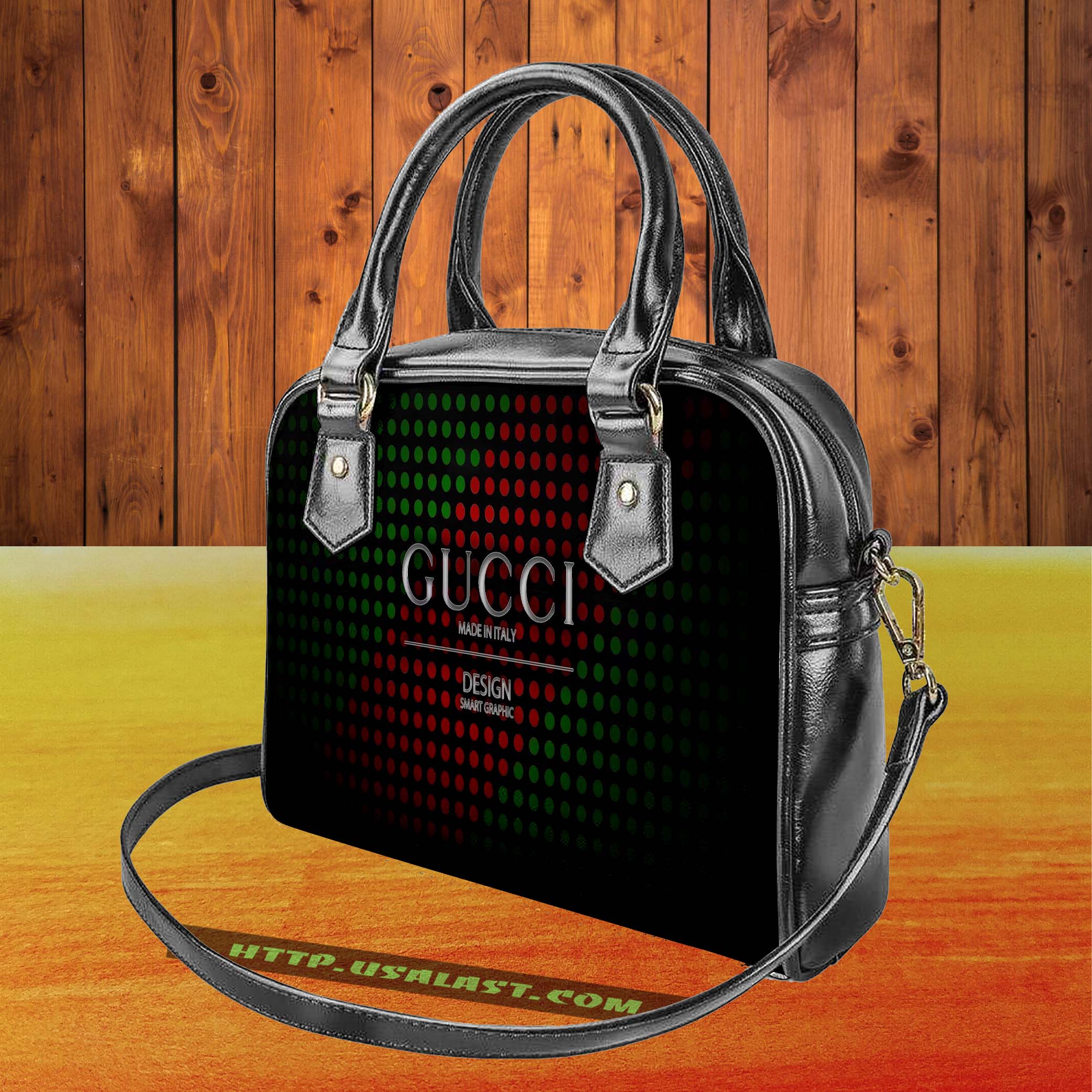 Women Gift Gucci Logo Luxury Brand Shoulder Handbag V59