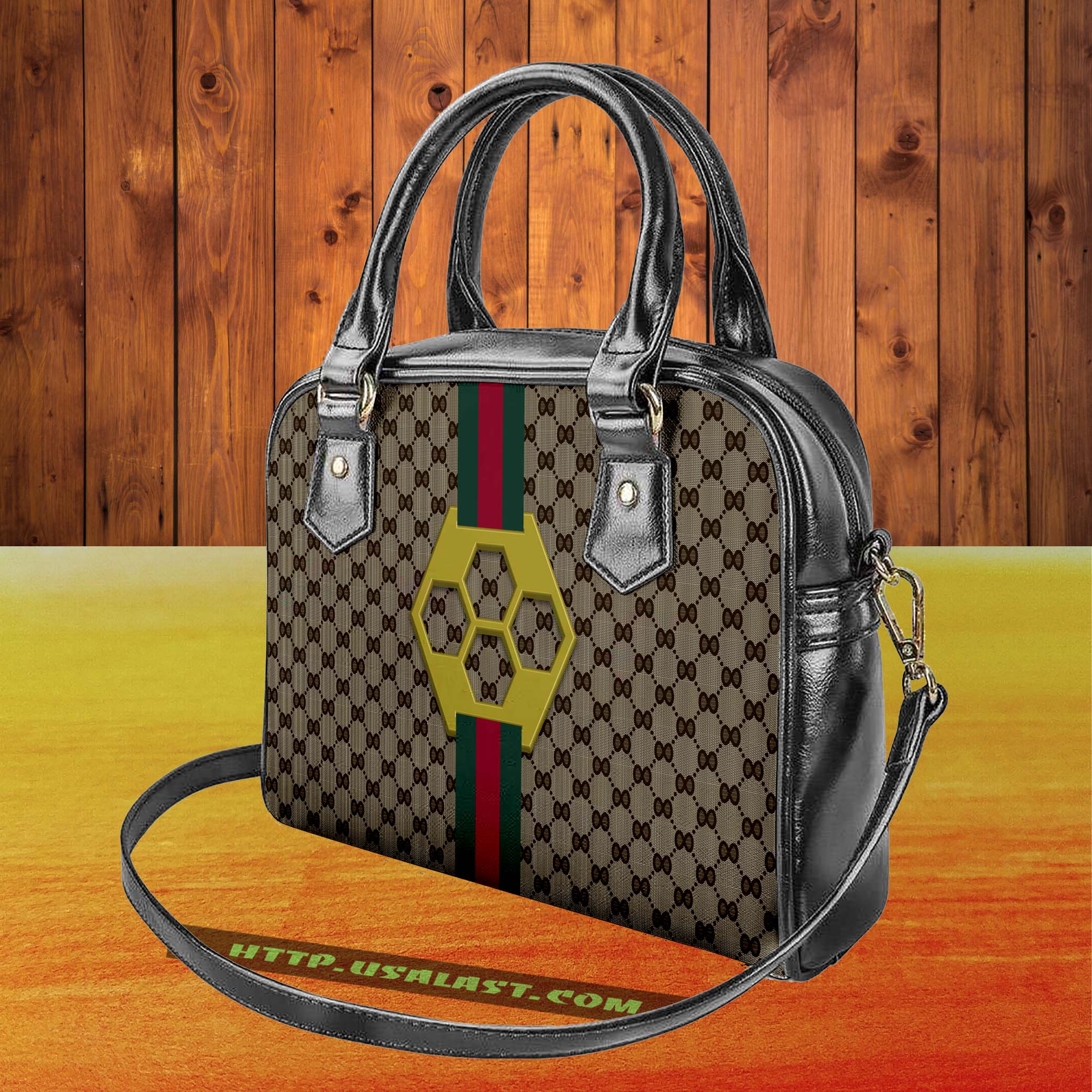 Women Gift Gucci Logo Luxury Brand Shoulder Handbag V58