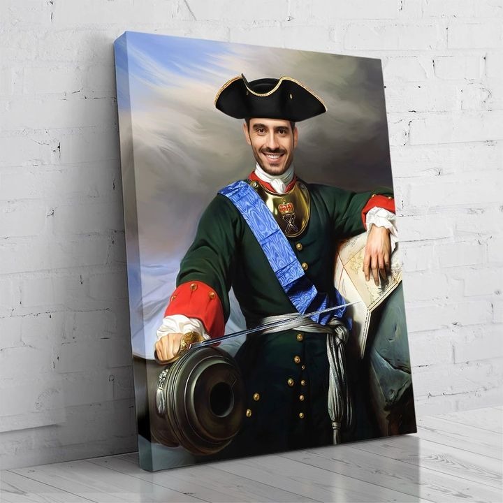 The Pirate Personalized Male Portrait Poster Canvas Print