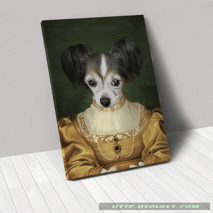 The Golden Girl Personalized Pet Image Poster Canvas
