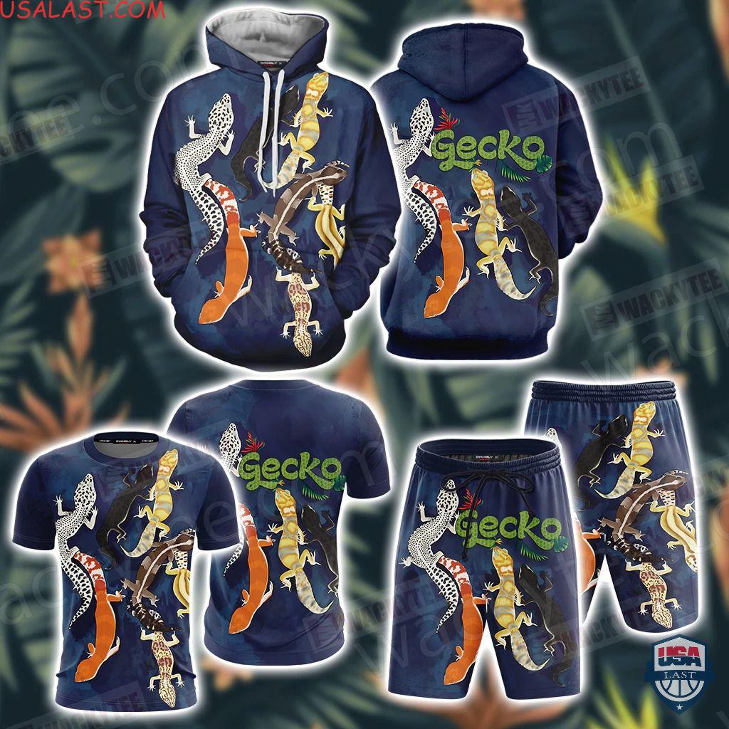 Best Quality Geckos Unisex 3D Hoodie T-shirt