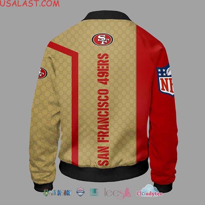 Discount Gucci San Francisco 49ers NFL Bomber Jacket
