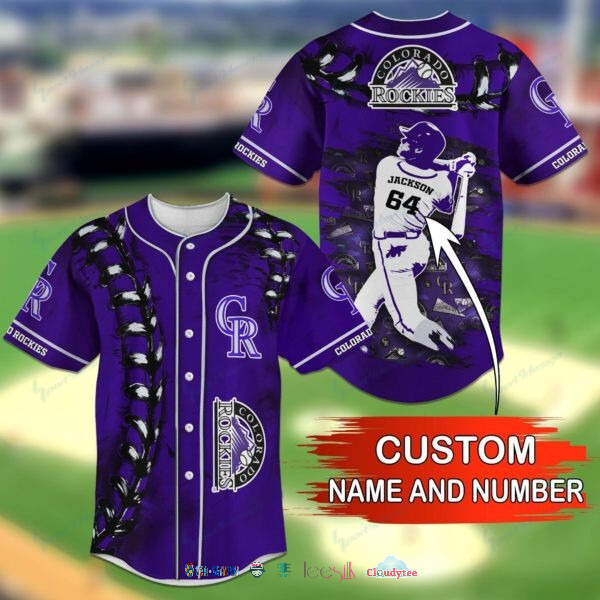 Available Colorado Rockies MLB Personalized Baseball Jersey Shirt
